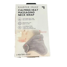 Calming Comfort Sharper Image Electric Heating Pad - Gray