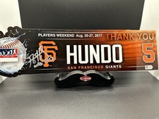 Nick Hundley “hundo” Autographed Nameplate