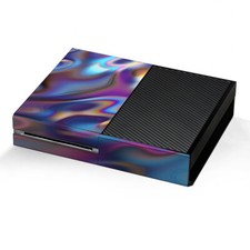 Xbox One Console Skins Decal Wrap ONLY - Opalescent Resin marble oil Slick