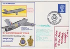 GB 1971 21st Ann First Carrier Landing of Swept Wing Jet Aircraft Flown Cover