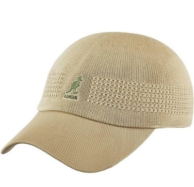 Authentic 1456 BC  Kangol Ventair Spacecap Baseball Golf Hat Khaki Beige  Small