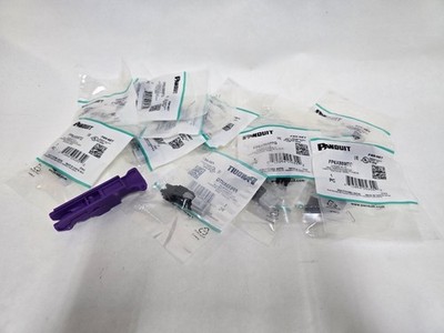 Lot of 15 Panduit PAN-NET FP6X88MTG F6X8M8TC Network Jack Modules