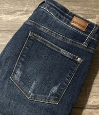 Judy Blue High Waisted Slim Boot Distressed Jeans Size 11/30 30x27 