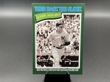 2026 Topps Heritage #335 DEREK JETER Turn Back The Clock Green Border Paper Base