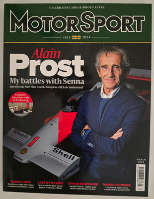 Alain Prost Interview im Motorsport Magazin Ausgabe März 2024