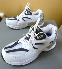 Apex X521 M Mens Size 11 X-Wide Walking Comfort Shoes Breathable White Black New