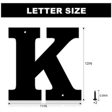 Street Address Letters for Garden - Metal House Numbers