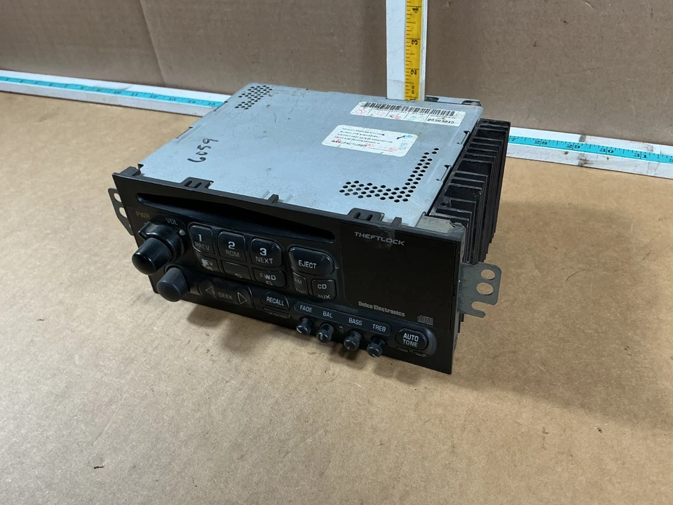 Chevrolet Blazer S10 1998-2001 equipo de audio receptor de radio AM FM reproductor de CD Foto 2 de 4