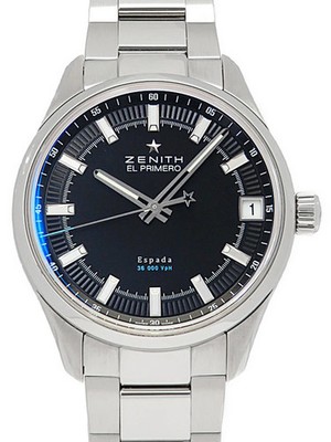 ZENITH El Primero Espada 03.2170.4650/21.M2170 Black Men's Used Watch #41030