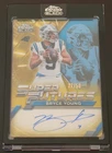 Bryce Young 2025 Topps Chrome Black GOLD Auto /50 SUPER FUTURES