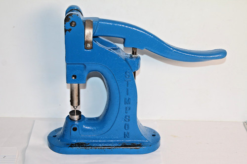 Stimpson 405 Grommet / Eyelets Cast Iron Press #3194