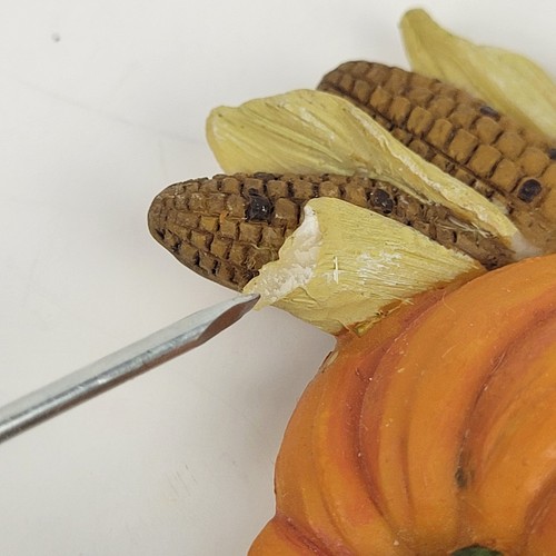 Vtg 90s~Fridge Refrigerator Magnet~Cornucopia Pumpkin Mushroom Leaves Lot of 7 - Picture 5 of 17