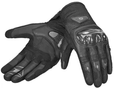 Cortech Apex Air Mens Leather Motorcycle Gloves Black