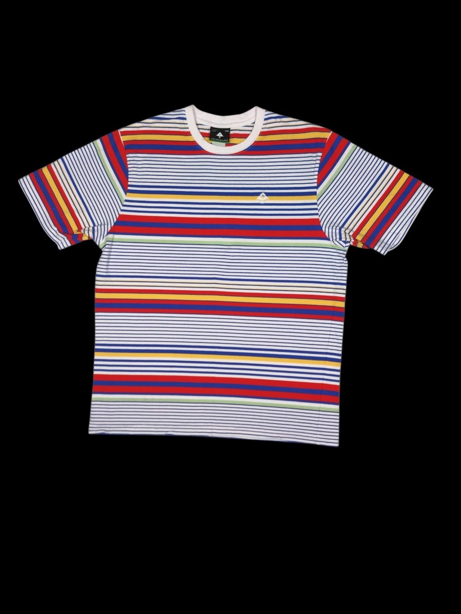 LRG Creative Clothing Company Striped T-Shirt Size L
