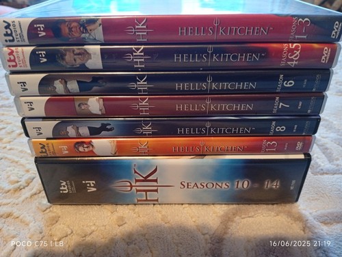Gordon Ramsay's Hell's Kitchen DVD Bundle (S1 2 3 4 5 6 7 8 10 11 12 13 14) Rare - Imagen 2 de 2