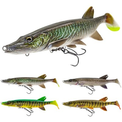 Savage Gear 3D 4D Pike Shad 20cm 65g SS Slow Sink Swimbait Gummifisch Köder