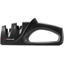 Wüsthof Wusthof Precision Edge 2 Knife Sharpener, Synthetic, Black, Two-Stage