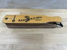 HUNTERS SPECIALTIES STRUT RASPY OLD HEN  TURKEY CALLER - USED