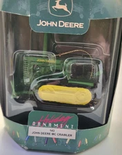 John Deere MC Crawler Christmas tree ornament IOP. (X1)