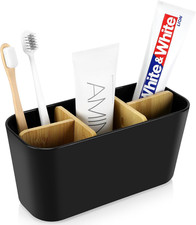 Porta Spazzolino Elettrico Porta Spazzolini Bagno Con 5 Scomparti Organizer Bagn