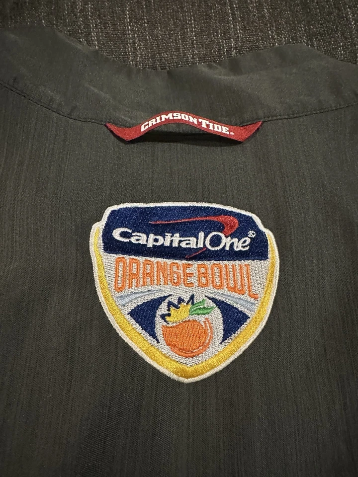 Chaqueta Nike de la Universidad de Alabama emitida por el equipo Orange Bowl grande Foto 3 de 4