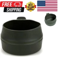 Foldable BPA-Free Camping Cup in Olive - Eco-Friendly & Portable Drinkware