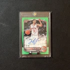 Bowman 2025-26 Basketball Milos Uzan 1st Green Auto #’ed 1 /99