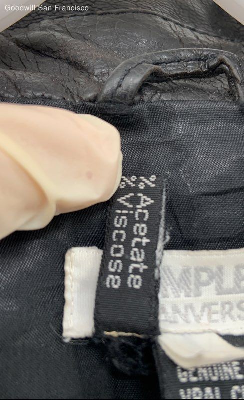 Simple D'anvers Leather Jacket Size Large Men Reg… - image 4