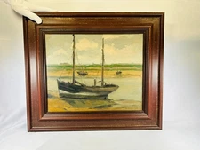 "Bateaux – Boat" by Jules Ribeaucourt Galerie Bernard Desroches Provenance