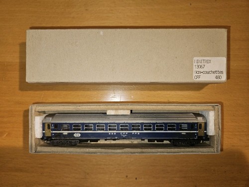 Minitrix N 13067 SBB CFF Liegewagen 2. Kl. blau | Zustand: Occasion