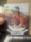 2025 Topps Triumphant Tennis Clay Court Orange Foil Elena Rybakina #15