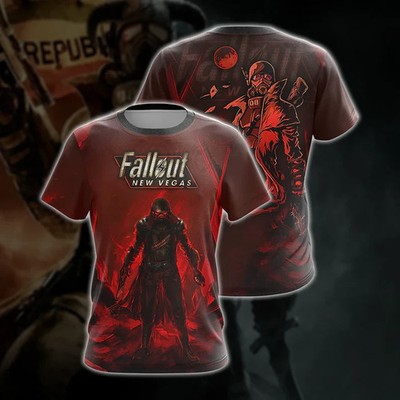 Fallout New Vegas Unisex 3D T-shirt Gift For Men Women