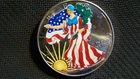 2000 American Silver Eagle Colorized 1oz Fine Silver From A Local Estate