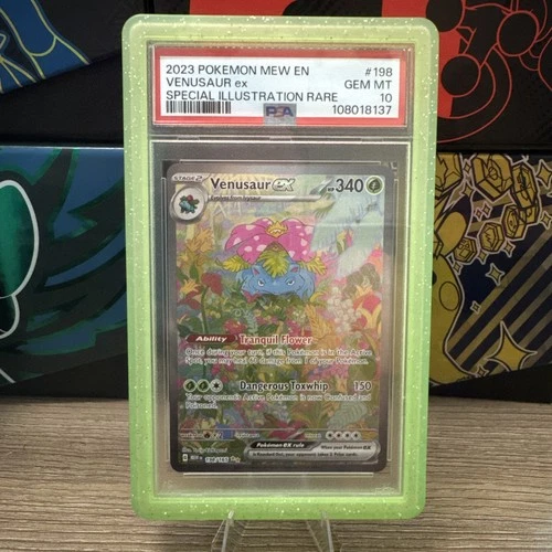 PSA 10  Venusaur ex 198/165 Scarlet & Violet 151 SIR WITH GUARD