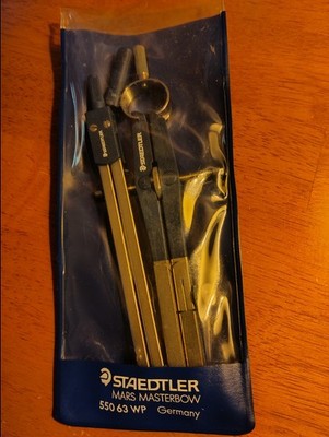 Staedtler Mars Masterbow drafting compass set, model 550 63 WP