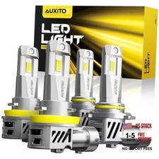 H11 9005 LED Bulbs Combos, 100000LM 900 Super Bright, 60000 Hours 9005 H11
