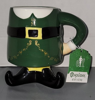 Elf Buddy's Feet Mug New Christmas Hot Chocolate Novelty 