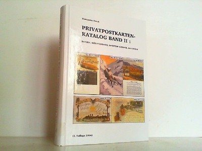Privatpostkarten-Katalog Band II - Bayern, Württemberg, Besetzte Gebiete, 239817