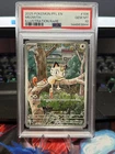 Pokemon Phantasmal Flames En Meowth Illustration Rare PSA 10
