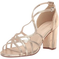 Touch Ups by Benjamin Walk Lupe Sandals Champagne 6.5M Dressy Wedding NEW IN BOX