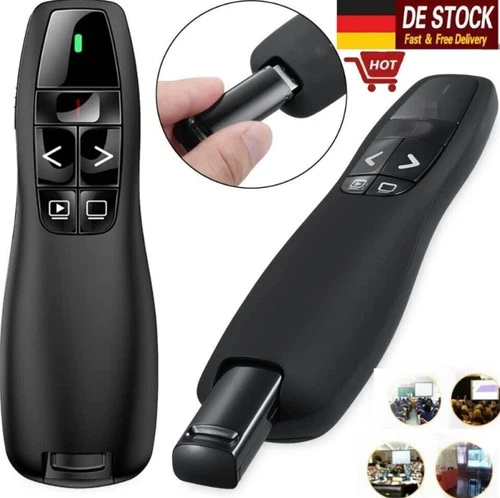 R400 Presenter Powerpoint Fernbedienung Laserpointer Wireless USB PPT Flip Pen