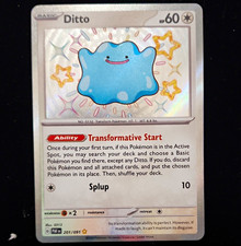 The Pokémon Company Ditto 201/091 SV Paldean Fates Shiny Rare Holo Pokémon TCG on eBay