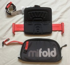 Mifold Grab-And-Go Compact Car Booster Portable Seat 40 To 100 Lbs