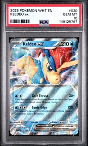 ポケモンカード｜ケルディオ｜2025 Keldeo ex SV11W｜PSA10 2025