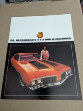 1970 DR OLDSMOBILES 442 AND W-MACHINES BROCHURE NOS MINT CONDITION PERFORMANCE!
