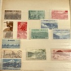 Rare Vintage Japanese Stamp Collection Album Asian Nippon Landscape Antique — photo 3