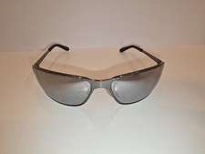 Riding SAFETY GLASSES UVEX TOM CAT BD Z87+ SILVER METAL FRAME MIRRORED LENS