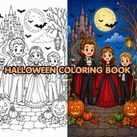 Halloween Malbuch - Gruselige & SüßE Motive - Malbuch FüR Erwachsene