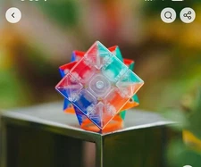 RARE Transparent MORETRY MAGNETIC 3x3. Magnetic Cube