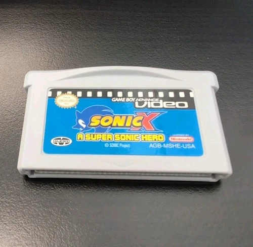 Sonic X: A Super Sonic Hero Game Boy Advance Video 2004 Authentic Tested Working